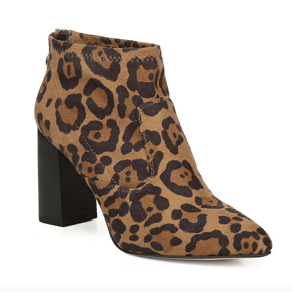 FRANCO SARTO Suede Leather Ankle Booties